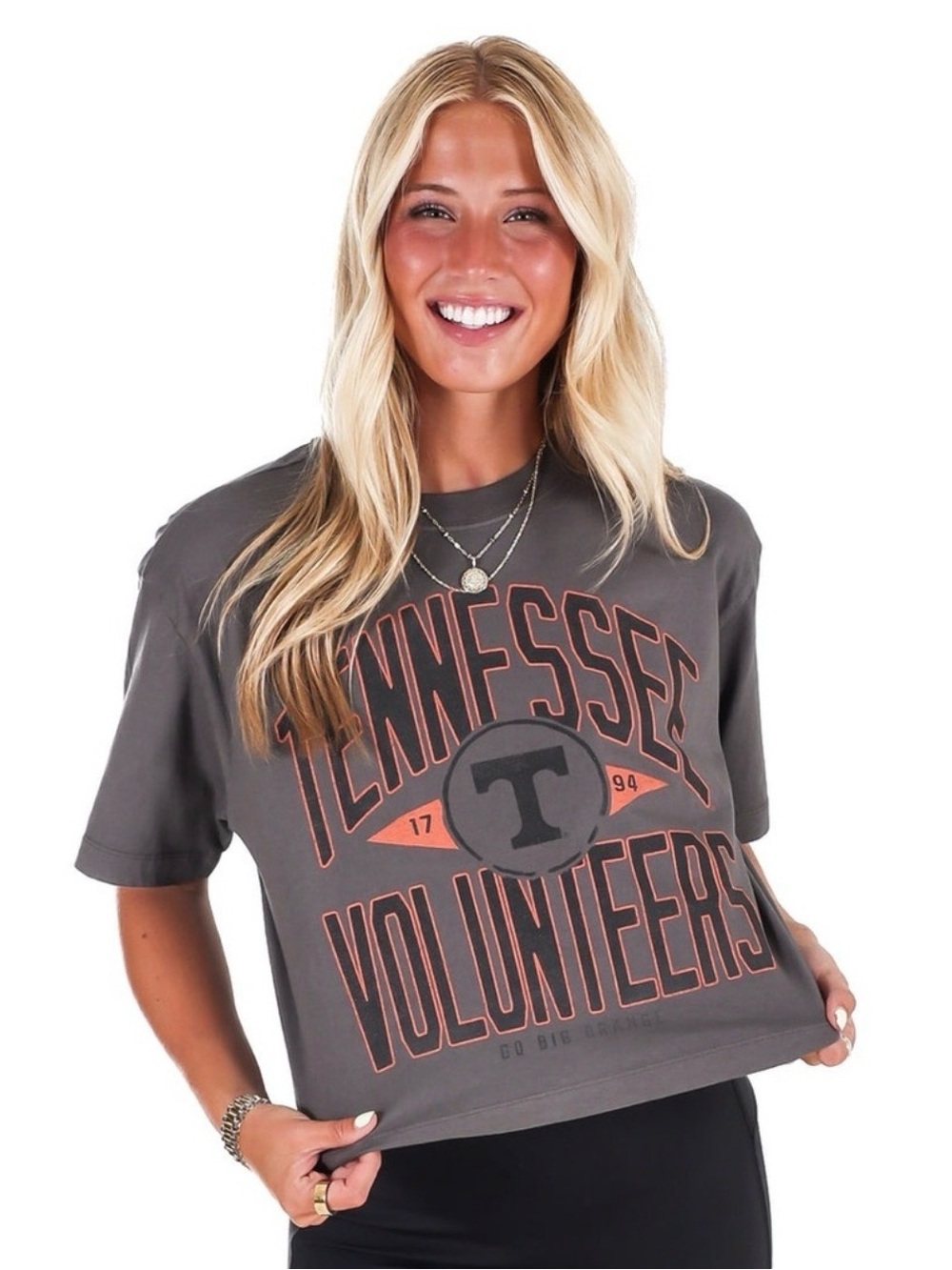 '47 Brand Tennessee Volunteers Cinder Windthrow Ravine Crop Tee NWT
